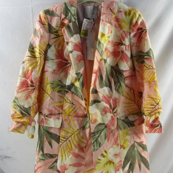JOIE Size 0 $298 BLAZER!!!! Florals - Picture 5 of 8